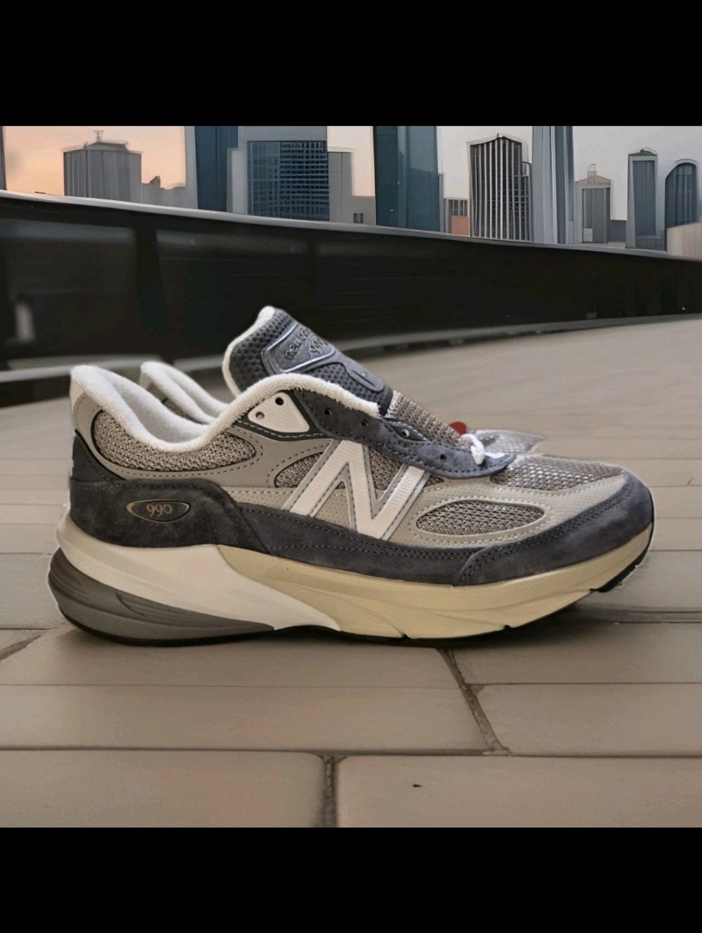Men's New Balance 990v6 Made in USA Castlerock Moonrock - U990GR6 - Size 8